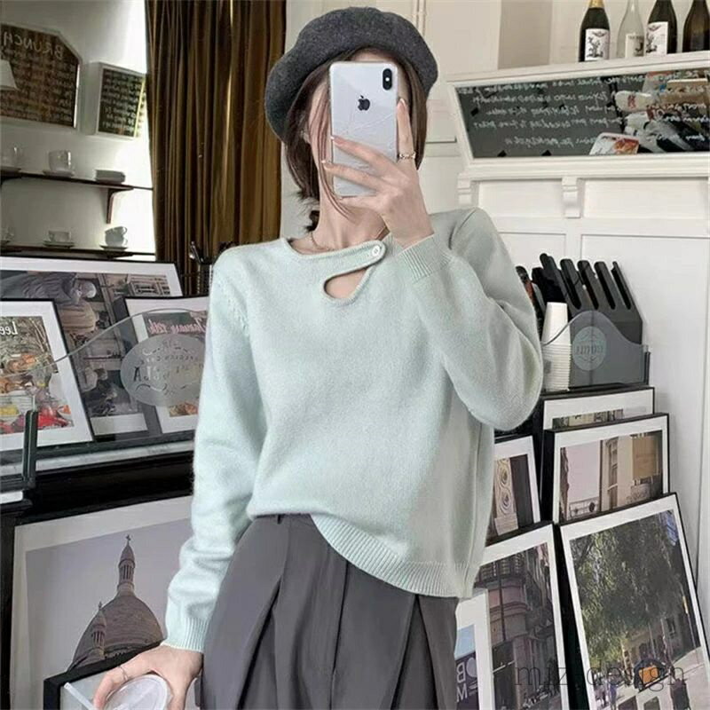 【送料無料】アプリコット レッド ワンサイズ ニット チュニック プルオーバー きれいめ 長袖 セーター 冬 秋 トップス