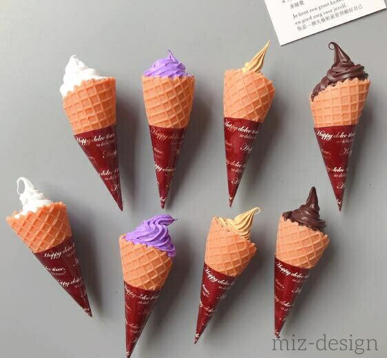 【送料無料】サンプル 食品 食玩 アイスクリーム 食べ物 かわいい 冷蔵庫 北欧 インテリア おしゃれ 雑貨 韓国 磁石 マグネット(3)