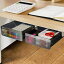 【送料無料】事務用品 文房具 トレイ 強力粘着 収納力UP 透明 小物整理 机下収納 便利 取り付け式 引き..