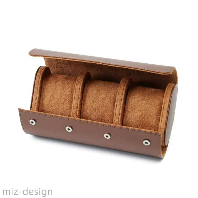 【送料無料】腕時計 収納ケース 3本収納 PU レザー 革 時計ケース 3本 ウォッチボックス 2本 3本 時計収納 時計ボックス コンパクト 軽量