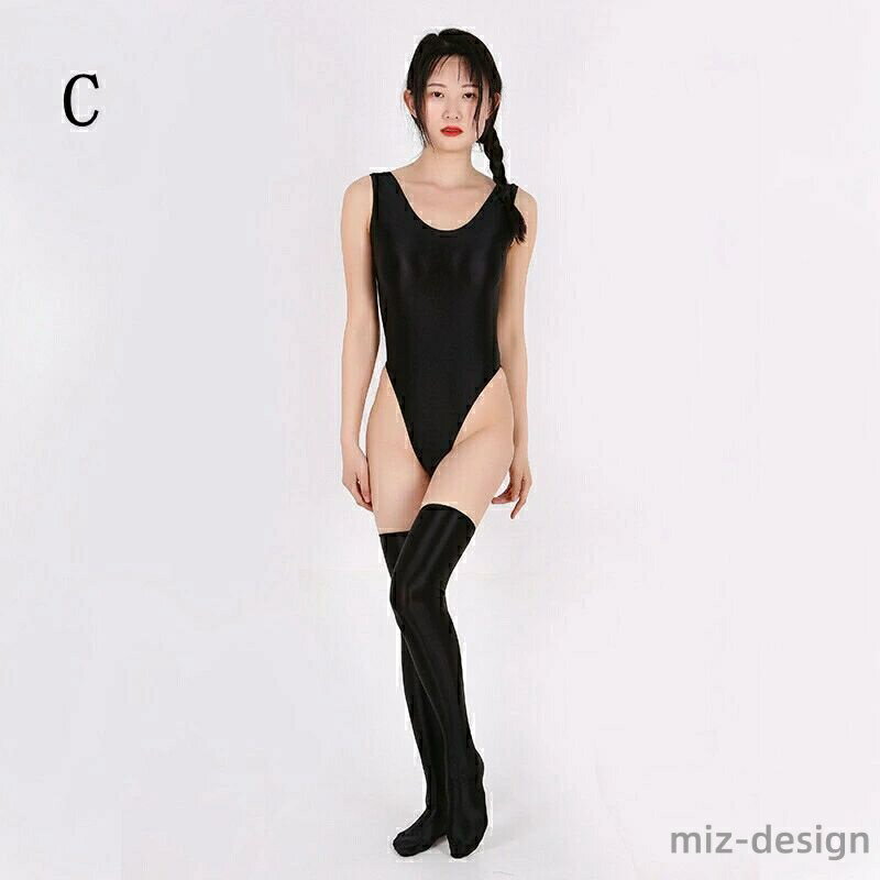 【送料無料】NEW セクシーランジェリー透明水着 ジャンプスーツ+ストッキング