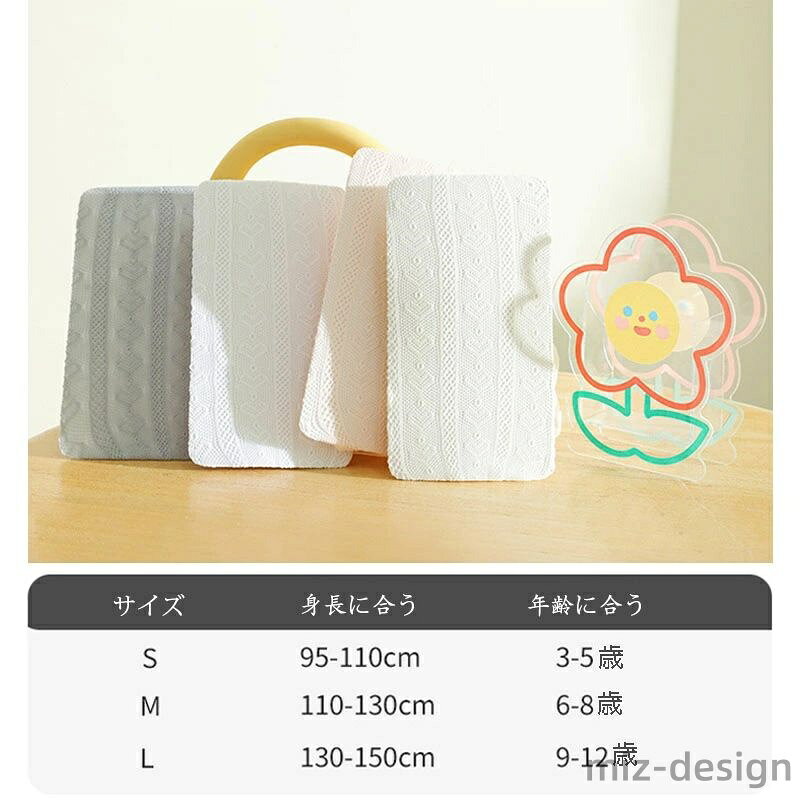 キッズ レーシーフラワーラッセルタイツ 子供用 キッズ ハート 白 ホワイト S M L ...