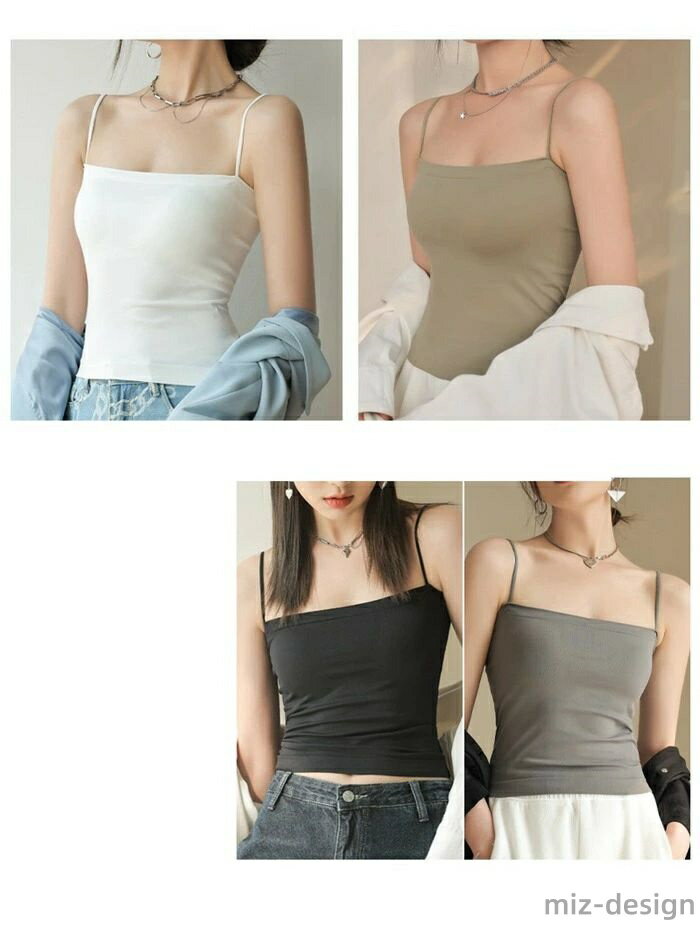 【送料無料】レディース インナー シンプル カジュアル インナー ブラジャー レディース キャミソール ..