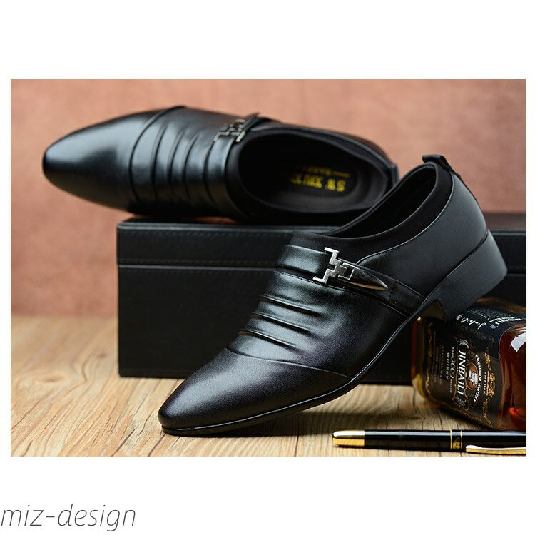 【送料無料】ビジネスシューズ 革靴 メンズ 27.5cm 大きいサイズ ビジネスカジュアル メンズ靴 紳士靴 シューズグラインド 冠婚葬祭 就活