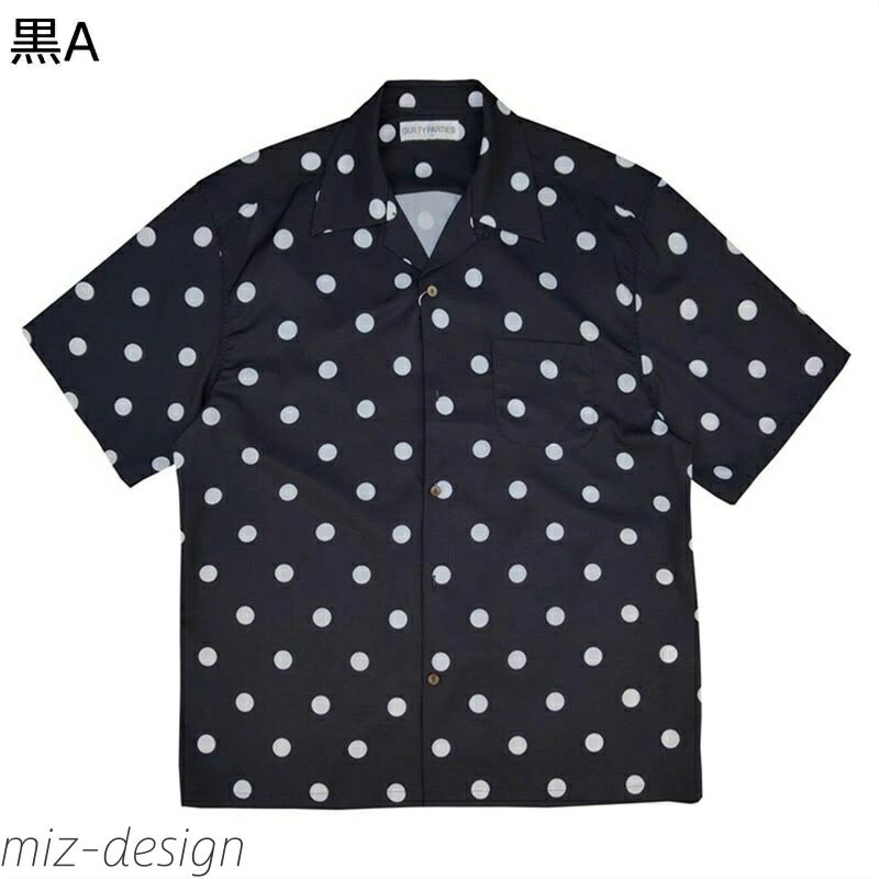 【送料無料】アロハ ブラウス レディース ドット柄 ハワイシャツ ブラウス アロハ 総柄 レディース 夏服開襟 ゆったり涼感 接触冷感