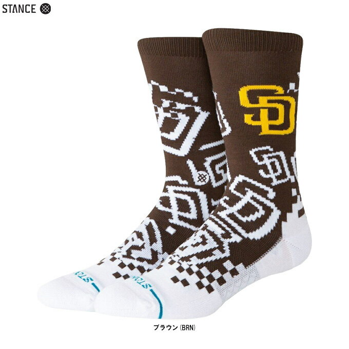 ■品番 A555A26PXS ■商品説明 アメリカ合衆国カリフォルニア州サンディエゴにあるペトコ・パークに 本拠地を構える大リーグ サンディエゴ・パドレスのチームソックス。 伸縮性のあるリブがふくらはぎを包み込み、きつ過ぎずゆるくない極上の...