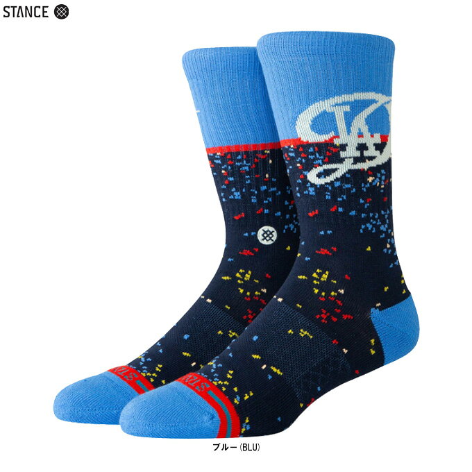 Rakuten - ◆メール便対応商品◆STANCE（スタンス）DODGERS TS CREW（A556A24DOD）（野球/ベースボール/トレーニング/スポーツ/ランニング/カジュアル/ソックス/靴下/MLB/メジャーリーグ/ロサンゼルス・ドジャース/男性用/メンズ）