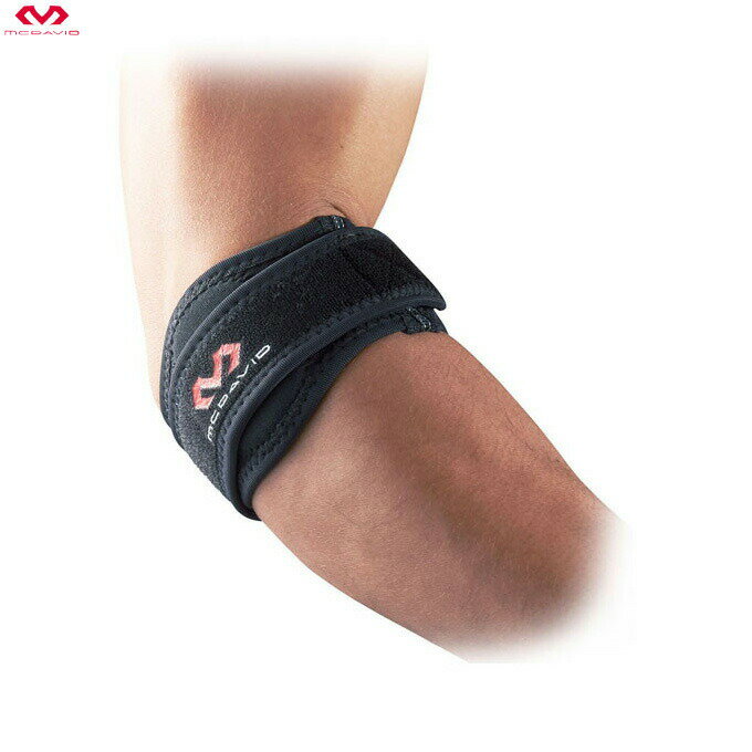 McDavid（マクダビッド）エルボーバンド DP 左右兼用（M489）（スポーツ/トレーニング/テニス/野球/ゴルフ/ひじ/肘/ヒジ/左右兼用/サポーター/抗菌防臭）