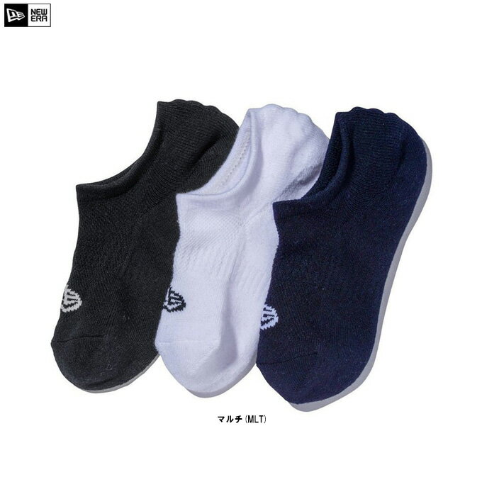 Rakuten - NEW ERA（ニューエラ）ソックス ベリーショート 3ペア（14518162）（スポーツ/トレーニング/フィットネス/ランニング/ジョギング/スニーカーソックス/3足組/靴下/一般用）