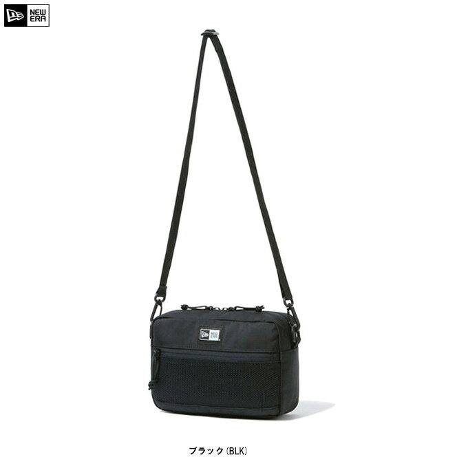 ■品番 14521316 ■商品説明 ポケットに入れるとかさばる小物を簡易的に収納でき、タウンユースからアウトドアまで幅広く対応するショルダーポーチです。 ・取出しに便利な外側のメッシュポケット ・キーフックを内側に配備 ・背面にバッグ等への取り付けが可能なストラップを配備 ・取外し可能なストラップでポーチやバッグインバッグとしても活躍 ■素材 ポリエステル/1680D ■カラー ブラック(BLK) ■サイズ 容量：約2L 高さ：約160mm 幅：約230mm 奥行：約75mm ■当社在庫商品