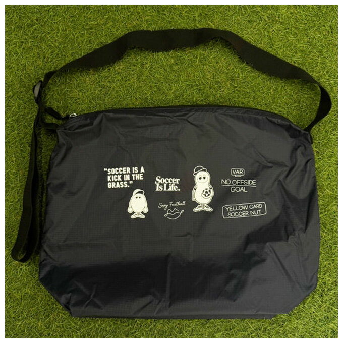 soccer junky（サッカージャンキー）Nut to bag ショルダーバッグ（SNG071）（サッカー/スポーツ/フットサル/カジュアル/鞄/かばん/リップストップ/ナイロン/一般用）