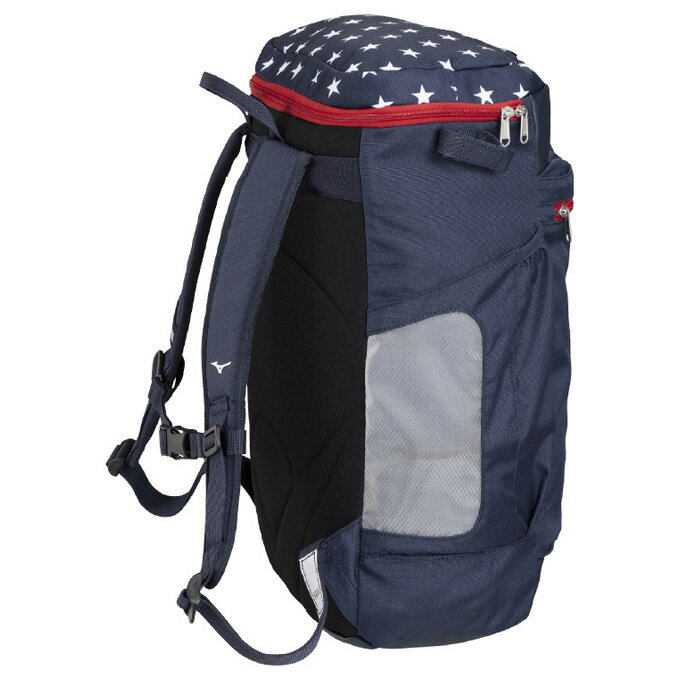 MIZUNO（ミズノ）限定 グローバルエリート USAバックパックJr. 30L（1FJDC950）（Global Elite/野球/ベースボール/ソフトボール/バット収納可/部活/通学/鞄/リュックサック/子供用/少年用/ジュニア/キッズ）