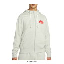 NIKE(ナイキ)NSW SL BB フルジップ L/S フーディ スウェットジャケット(DM5341)(スポーツ/トレーニング/ランニング/カジュアル/パーカー/フード付き/男性用/メンズ)