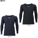 ◆メール便対応商品◆Xanax(ザナックス)コンプリートアンダーシャツ2 ローネック 長袖(BUS762)(野球/ベースボール/ソフトボール/コンプレッション/インナー/接触冷感/一般用/男性用/メンズ)(4)
