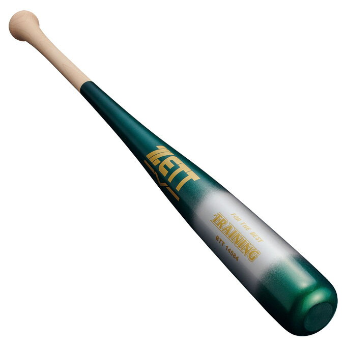 【84cm】ZETT（ゼット）限定 木製トレーニングバット 硬式/軟式兼用 実打可 1000g平均（BTT14584）（野球/ベースボール/トレーニング/マスコットバット/実打撃可/練習用/一般用）