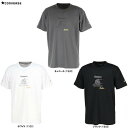 ◆メール便対応商品◆【チャコール/Lのみ】CONVERSE(コンバース)ゴールドシリーズ プリントTシャツ(CBG232352)(スポーツ/バスケットボール/バスケ/トレーニング/半袖/吸汗速乾/男性用/メンズ)
