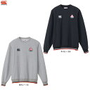 Canterbury（カンタベリー）ジャパンスウェットクルー JAPAN SWEAT CREW（RA43776）（スポーツ/トレーニング/ラグビー/ラガー/長袖/ウェア/カジュアル/日本代表/桜ロゴ/男性用/メンズ）