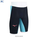 MIZUNO(ミズノ)競泳用水着 GX・SONIC 6 NV ハーフスパッツ(N2MBA501)(WORLD AQUATICS承認モデル/水泳/競泳水着/スイミング/スイムウェア/男性用/メンズ/子供用/ジュニア)