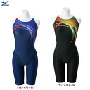 【ブラック/Mのみ】MIZUNO(ミズノ)競泳用ハーフスーツ マスターズバック(N2MGA252)(FINA承認モデル/水泳/競泳水着/スイミング/スイムウェア...