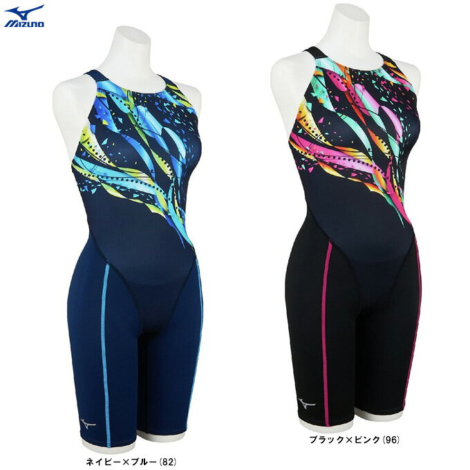 樂天商城 - MIZUNO（ミズノ）ST Graphic 競泳用ハーフスーツ(マスターズバック)（N2MGD242）（WA承認モデル/水泳/競泳水着/スイミング/スイムウェア/女性用/レディース）