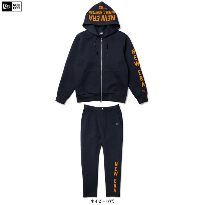 【Mサイズのみ】NEW ERA(ニューエラ)テックスウェット フルジップフーディー テーパードパンツ 上下セット(14669838/14669831)(ゴルフ/...