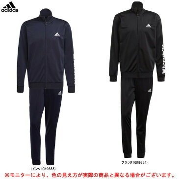 adidas（アディダス）ESS LIN トリコット トラックスーツ 上下セット（28897）（スポーツ/サッカー/フットボール/トレーニング/練習/部活/ウェア/ジャージ/パンツ/セットアップ/男性用/メンズ）