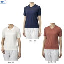 ◆メール便対応商品◆MIZUNO(ミズノ)ハイゲージニットポロシャツ(B2JA9314)(スポーツ/アウトドア/カジュアル/トラベル/サマーニット/半袖/女性用...