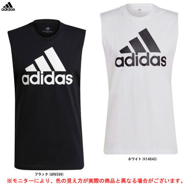 ◆メール便対応商品◆adidas（アディダス）エッセンシャルズ ビッグロゴ タンクトップ（IYQ49）（スポーツ/トレーニング/練習/ランニング/ジム/部活/ウェア/ノースリーブ/男性用/メンズ）