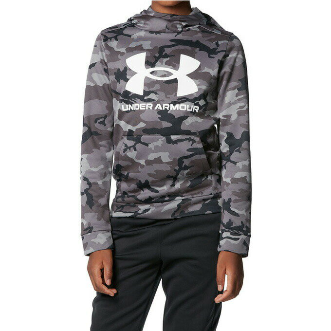 UNDER ARMOUR（アンダーアーマー）フリース カモプリント フーディー ジョガーパンツ 上下セット（1375979/1375980）（スポーツ/トレーニング/ランニング/ウェア/パーカー/フード付/裏起毛/スウェット/セットアップ/子供用/ジュニア/ボーイズ） 2