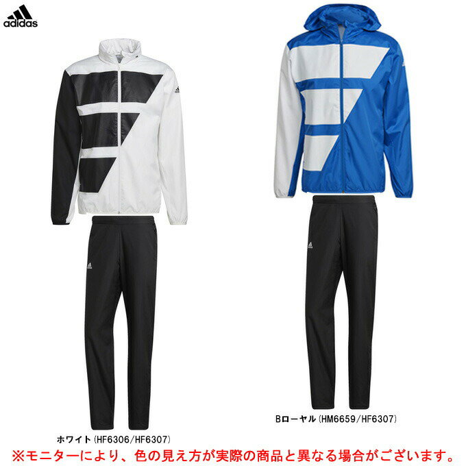 adidas（アディダス）M ACECLUB TEAM ウィンド ジャケット パンツ 上下セット（CA034/YY525）（テニス/バドミントン/スポーツ/トレーニング/セットアップ/ウインドブレーカー/男性用/メンズ）