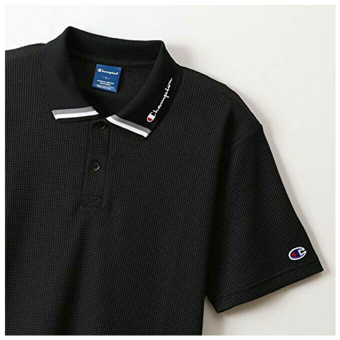 ◆メール便対応商品◆Champion（チャンピオン）ポロシャツ（C3RS315）（スポーツ/バスケットボール/ポロシャツ/半袖/カジュアル/吸汗速乾/UVカット素材/男性用/メンズ）