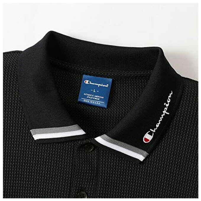◆メール便対応商品◆Champion（チャンピオン）ポロシャツ（C3RS315）（スポーツ/バスケットボール/ポロシャツ/半袖/カジュアル/吸汗速乾/UVカット素材/男性用/メンズ）