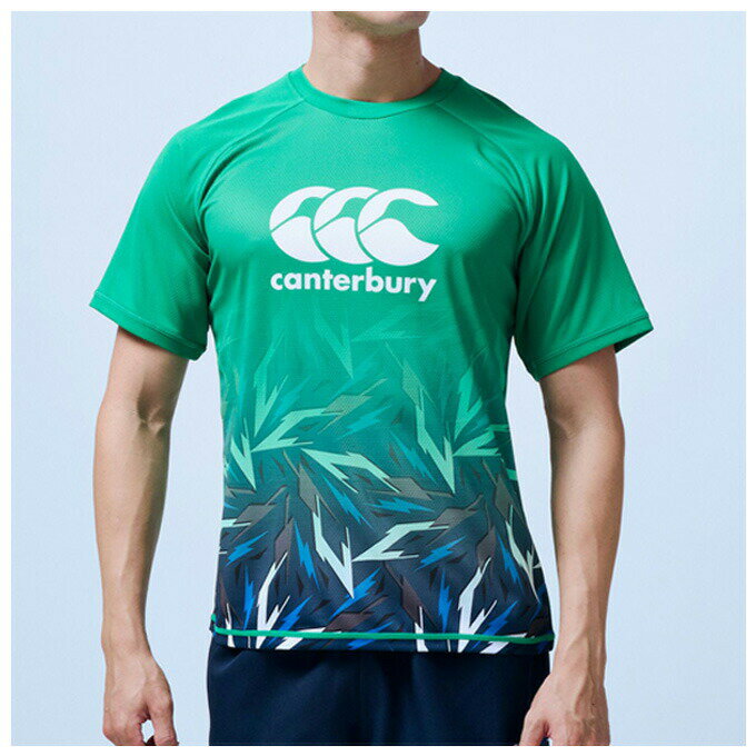 ◆メール便対応商品◆Canterbury（カンタベリー）トレーニングTシャツ（RG32154）（ラグビー/スポーツ/プラクティス/ランニング/吸汗速乾/男性用/メンズ） 2