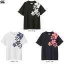 ◆メール便対応商品◆Canterbury（カンタベリー）JAPAN S/S SPECTATOR TEE ジャパンショートスリーブスペクテーターティー（RA33777）（ラグビー/ラガー/スポーツ/トレーニング/ウェア/Tシャツ/半袖/日本代表/桜/男性用/メンズ）