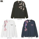 ◆メール便対応商品◆Canterbury(カンタベリー)ジャパンロングスリーブスペクテーターティー(RA44781)(ラグビー/ラガー/スポーツ/トレーニング/...