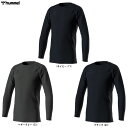 ◆メール便対応商品◆hummel(ヒュンメル)あったか丸首インナーシャツ HEAT+(HAP5161C)(スポーツ/サッカー/フットサル/トレーニング/長袖/ウ...