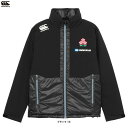 【4L・5Lサイズ】Canterbury(カンタベリー)ジャパン アールプラスクイーンズインサレーションジャケット(R74576JPB)(ラグビー/スポーツ/トレーニング/中綿/ウェア/アウター/カジュアル/撥水/日本代表/桜ロゴ/ビッグサイズ/大きいサイズ/男性用/メンズ)