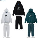 Champion(チャンピオン)テックウィーブテリーフーデッドスウェットシャツ パンツ 上下セット(C3BS120/C3BS220)(スポーツ/パーカー/トレー...