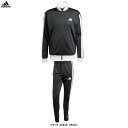 adidas(アディダス)スリーストライプス トリコット レギュラーフィット カラーブロック トラックジャケット パンツ 上下セット(KQI85/KQI84)(スポーツ/トレーニング/ランニング/ジャージ/セットアップ/トラックスーツ/ウェア/長袖/男性用/メンズ)