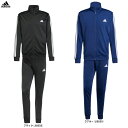 adidas(アディダス)ベーシック スリーストライプス トリコット トラックスーツ(KSG43)(スポーツ/トレーニング/ランニング/セットアップ/上下セット...