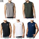 ◆メール便対応商品◆UNDER ARMOUR(アンダーアーマー)UAテック スリーブレス シャツ(1367452)(トレーニング/ランニング/フィットネス/カジュアル/袖なし/ノースリーブ/タンクトップ/ウェア/吸汗速乾/防臭/男性用/メンズ)