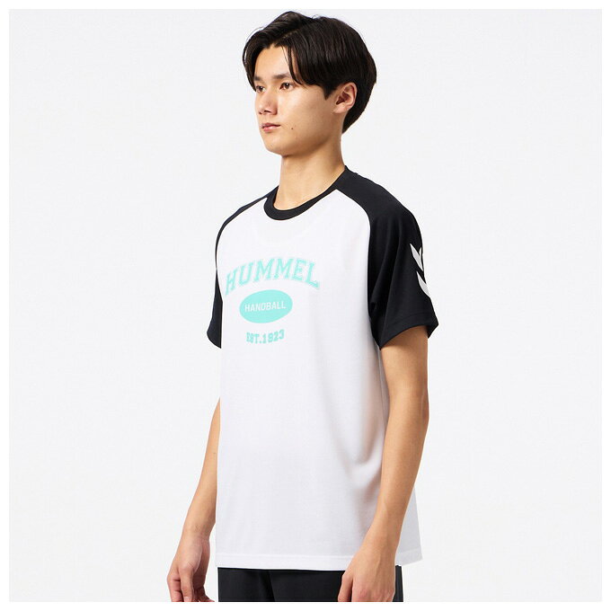 ◆メール便対応商品◆hummel（ヒュンメル）HB BASIC プラクティスシャツ（HAP1240）（スポーツ/ハンドボール/トレーニング/ランニング/フィットネス/半袖/トップス/Tシャツ/ウェア/男性用/メンズ）