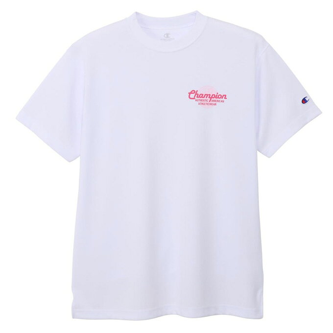 ミズスポの◆メール便対応商品◆Champion（チャンピオン）ウィメンズ ショートスリーブTシャツ（CWDB314）（バスケットボール/スポーツ/トレーニング/ランニング/フィットネス/半袖/ウェア/プラシャツ/女性用/レディース）｜アングル2