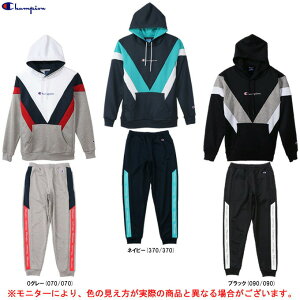 Champion（チャンピオン）プルオーバースウェットパーカー パンツ 上下セット（C3SS112/C3SS211）（バスケットボール/バスケ/スポーツ/トレーニング/フードあり/部屋着/ルームウェア/セットアップ/カジュアル/男性用/メンズ）