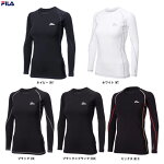 FILA（フィラ）コンプレッションクルーネックシャツ（419402）（スポーツ/トレーニング/インナー/着圧/女性用/レディース）