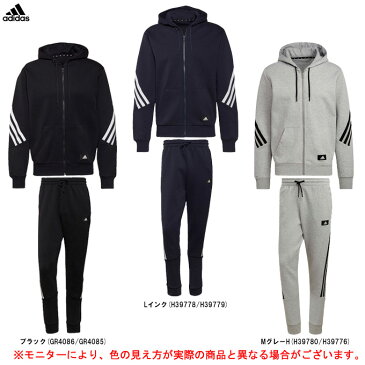 adidas（アディダス）フューチャー アイコン スリーストライプス パーカー パンツ 上下セット（BO783/BO782）（スポーツ/トレーニング/ランニング/カジュアル/ウェア/フードあり/スウェット/セットアップ/男性用/メンズ）