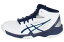 [ジュニア]アシックス　asicsバスケ シューズダンクショット MB8 DUNKSHOT MB8(WHITE/BLUE EXPANSE)【TBF139-102】2019/8/97590円→3795円【返品・交換不可】