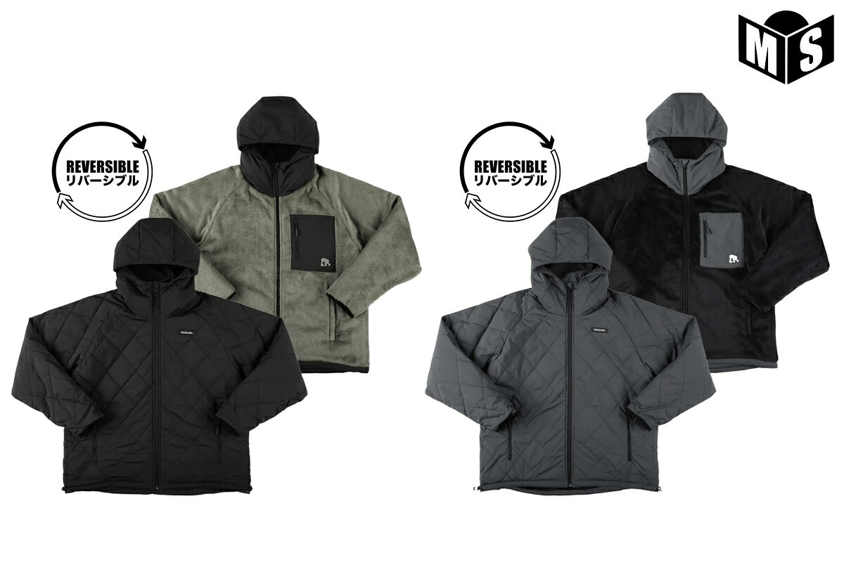 EZ リバーシブル フリースパーカエゴザル【EZFW25UJK002】バスケ 長袖 ウェア 冬