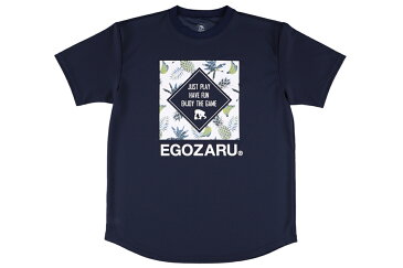 [3色展開]エゴザル EGOZARUバスケ tシャツSQUARE PINEAPPLE Tシャツ【EZST-1905】