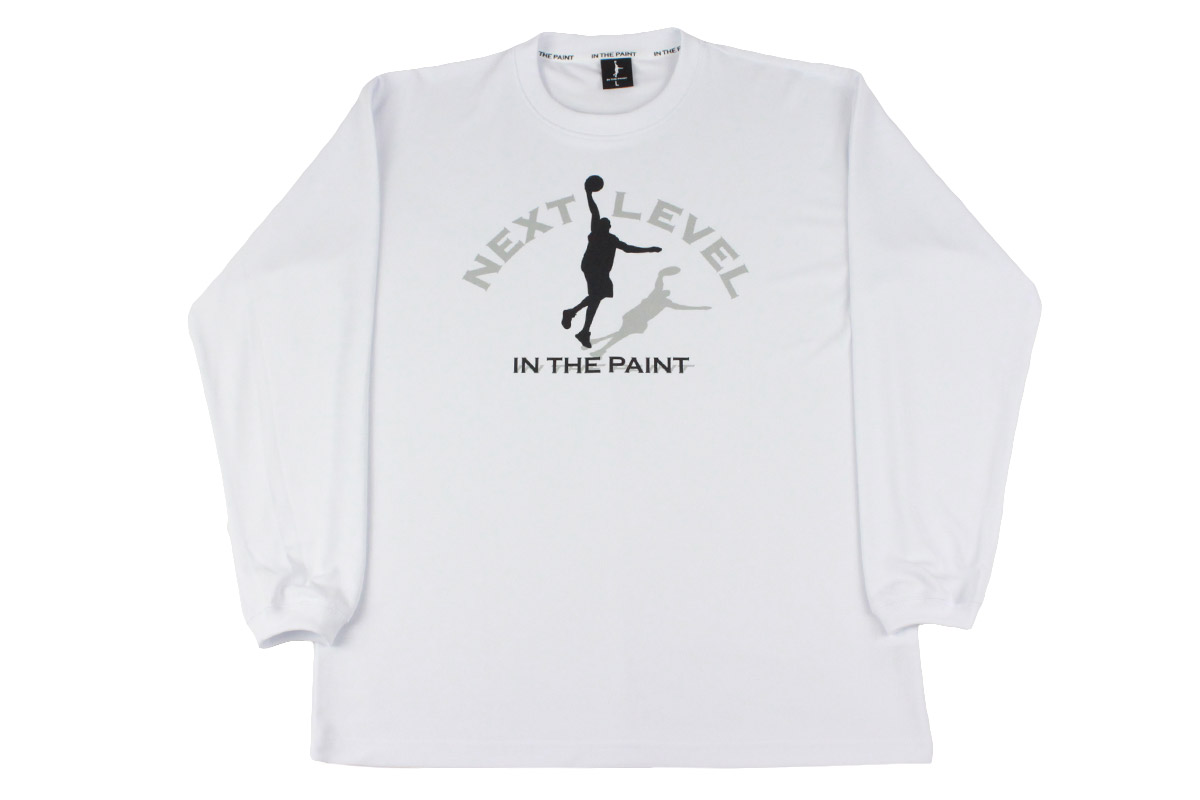 ■【9色展開】インザペイント IN THE PAINTバスケ ロングtシャツm-sports静岡店限定ロングTシャツ【ITPMS1926-WHITE】